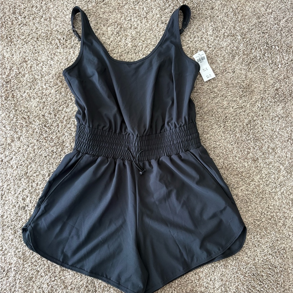 Abercrombie & Fitch Black active Romper/ One Piece